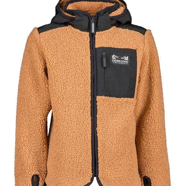 Didriksons Fleecejakke - Exa - Almond Brown