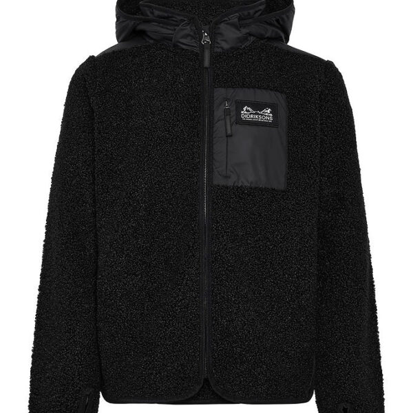 Didriksons Fleecejakke - Exa - Sort