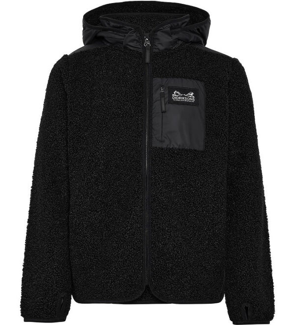 Didriksons Fleecejakke - Exa - Sort Didriksons Fleecejakke - Exa - Sort