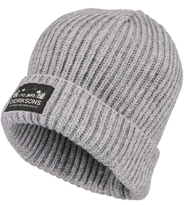 Didriksons Hue - Strik - Bus - Grey Melange Didriksons Hue - Strik - Bus - Grey Melange