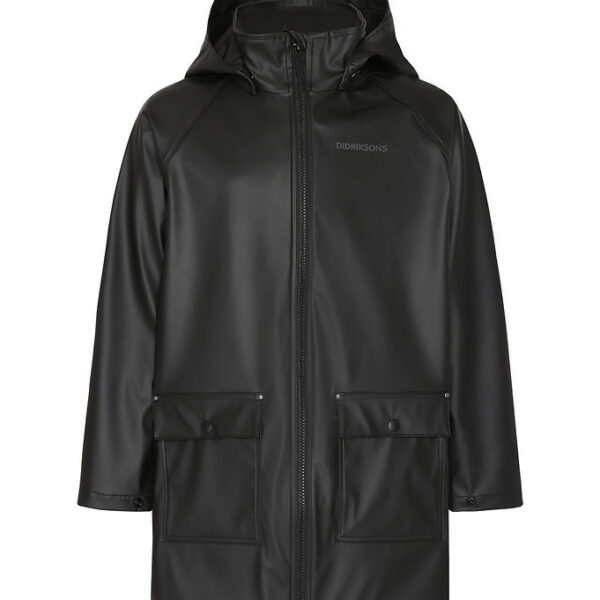 Didriksons Regnjakke - PU - Giga - Sort Didriksons Regnjakke - PU - Giga - Sort