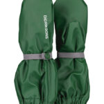Didriksons Regnluffer m. Fleece - PU - Pileglove - Grøn