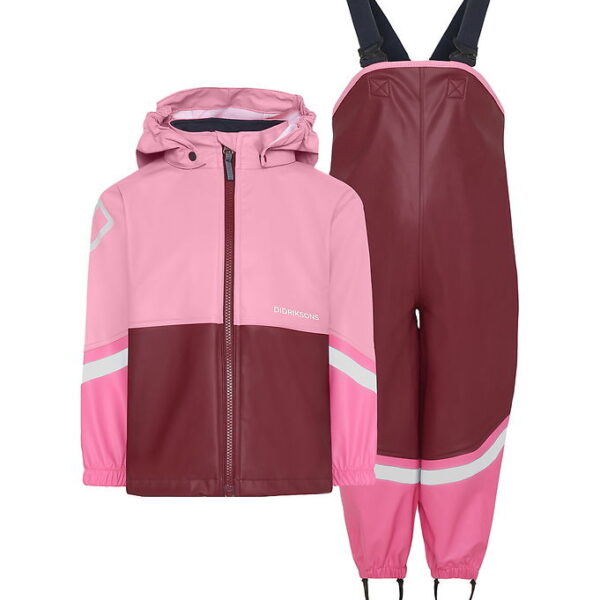 Didriksons Regntøj m. Seler - Waterman - PU - Anemon Red