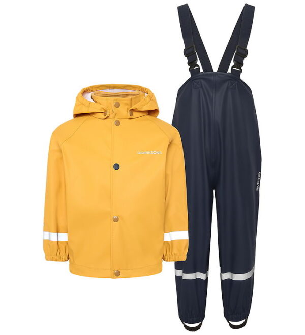 Didriksons Regntøj m. seler - PU - Slaskeman - Dark Pollen Didriksons Regntøj m. seler - PU - Slaskeman - Dark Pollen