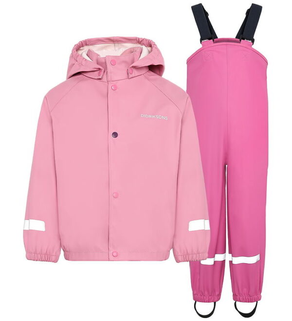 Didriksons Regntøj m. seler - PU - Slaskeman - Light Heather Pin Didriksons Regntøj m. seler - PU - Slaskeman - Light Heather Pin