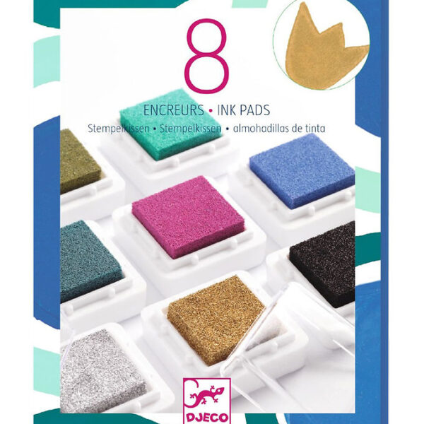 Djeco - 8 Stempelpuder - Chic