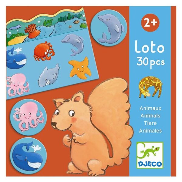 Djeco Billedlotteri - Dyr