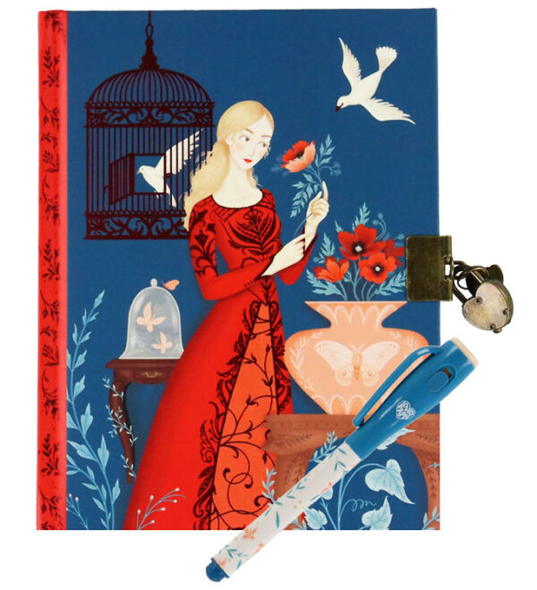 Djeco Dagbog m. Lås & Magisk Pen - Lisa