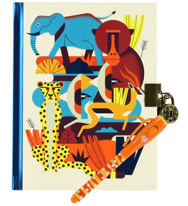 Djeco Dagbog m. Lås & Magisk Pen - Owen