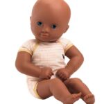 Djeco Dukke - 32 cm - Baby Yellow