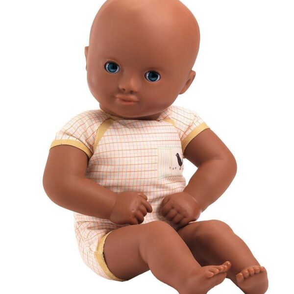 Djeco Dukke - 32 cm - Baby Yellow