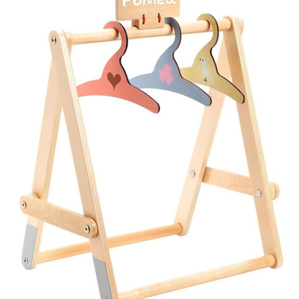 Djeco Dukkelegetøj - Træ - Tøjstativ