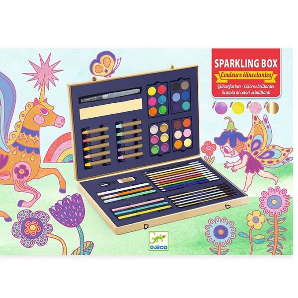 Djeco Farvesæt - 60 dele - Multifarvet