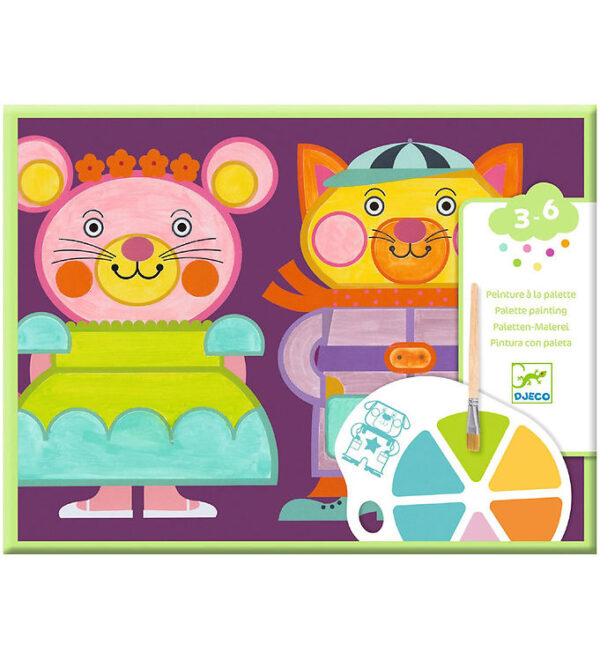 Djeco Farvesæt - Palette Painting - Chubby Cheeks