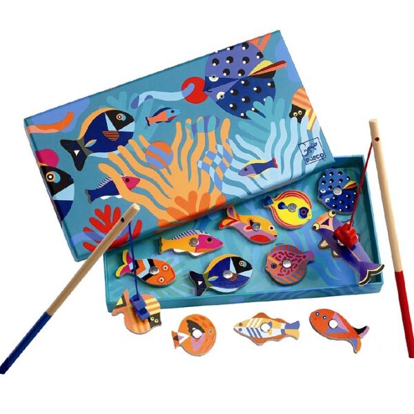 Djeco Fiskespil - Magnetisk - Grafiske Fisk