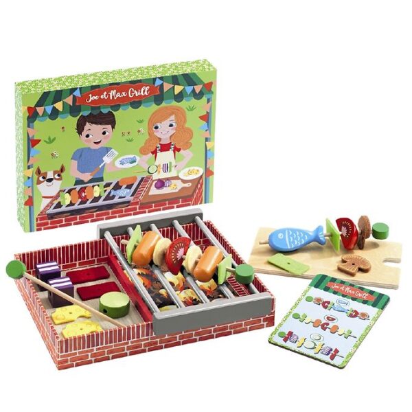 Djeco Grill - 20x19 cm - Træ - Joe & Max