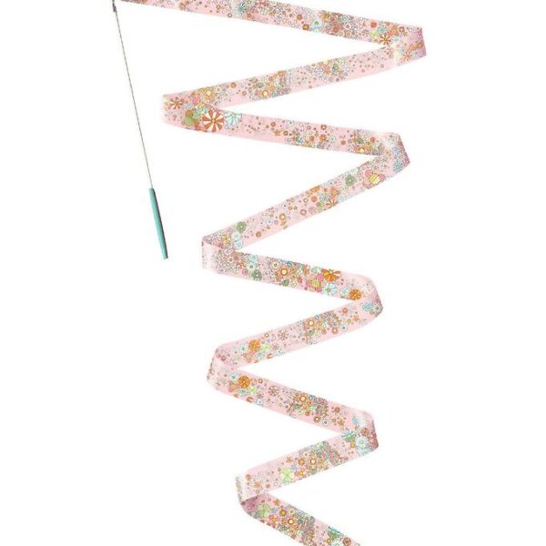 Djeco Gymnastikvimpel - 4 meter - Lyserød m. Blomster Djeco Gymnastikvimpel - 4 meter - Lyserød m. Blomster