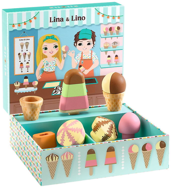 Djeco Isbod - Træ Lina & Lino Djeco Isbod - Træ Lina & Lino