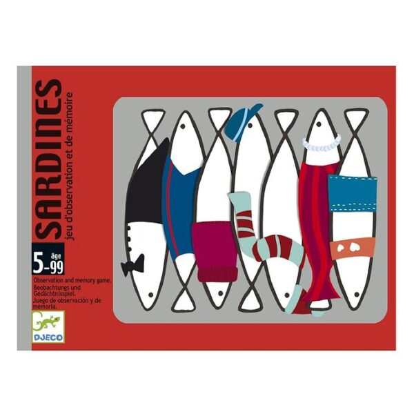 Djeco Kortspil - Huskespil - Sardiner
