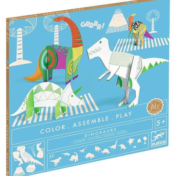 Djeco Kreasæt - 13 Dele - Dinosaurer