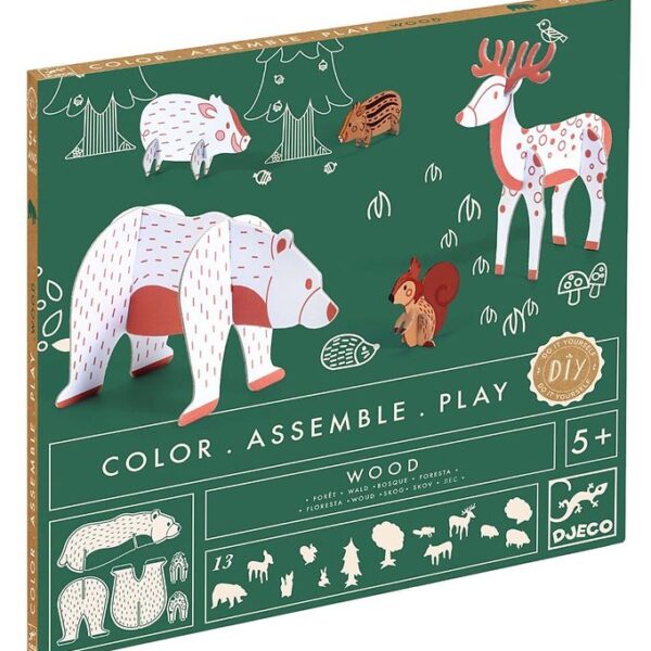 Djeco Kreasæt - 13 Dele - Skoven