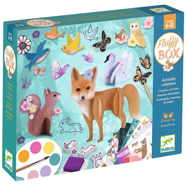 Djeco Kreasæt - 6 Projekter - Fluffy Box