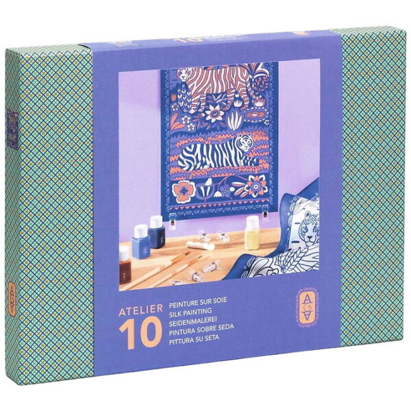 Djeco Kreasæt - Atelier 10 - Silkemaling