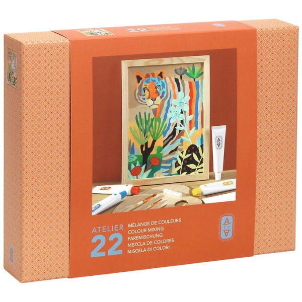 Djeco Kreasæt - Atelier 22 - Farveblanding Djeco Kreasæt - Atelier 22 - Farveblanding
