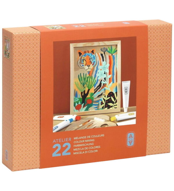 Djeco Kreasæt - Atelier 22 - Farveblanding Djeco Kreasæt - Atelier 22 - Farveblanding
