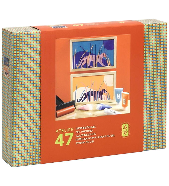 Djeco Kreasæt - Atelier 47 - Geltryk Djeco Kreasæt - Atelier 47 - Geltryk