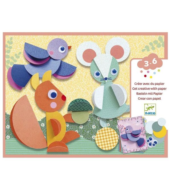 Djeco Kreasæt - Collage - Skoven Djeco Kreasæt - Collage - Skoven