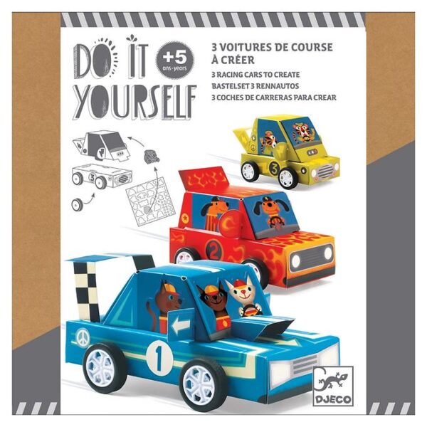 Djeco Kreasæt - DIY - Biler - Grand Prix