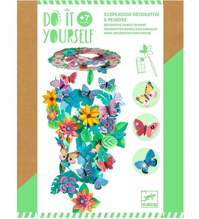 Djeco Kreasæt - DIY - Ophæng - Springtime Djeco Kreasæt - DIY - Ophæng - Springtime