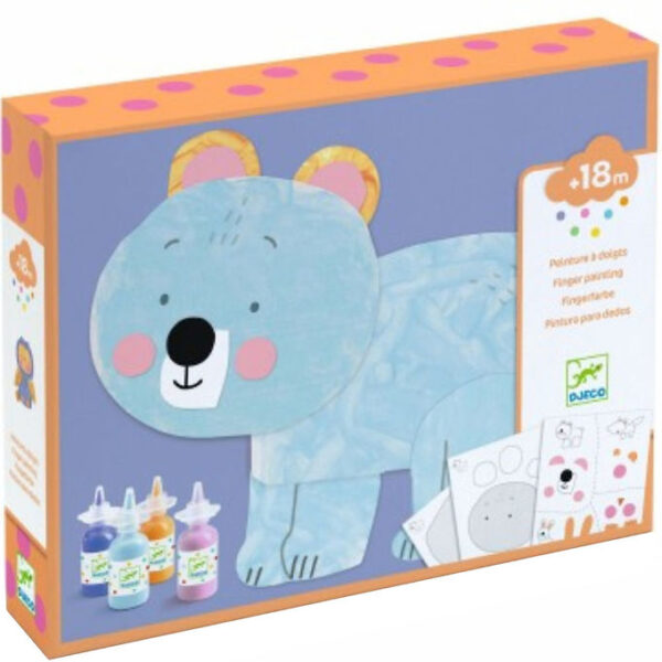 Djeco Kreasæt - Fingermaling - Messy Fun