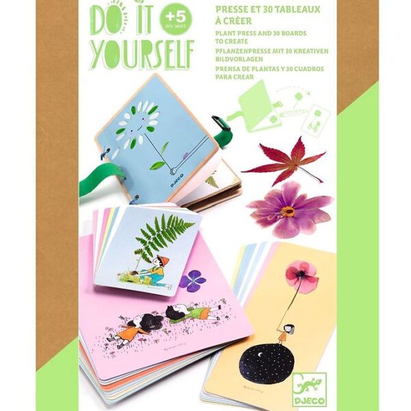 Djeco Kreasæt - Plantepresser - Ud I Naturen