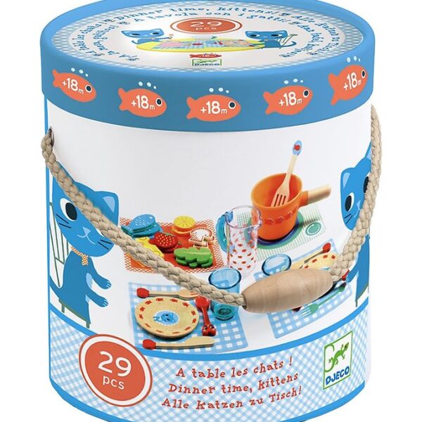 Djeco Legemad - 29 Dele - Spisetid, Katte