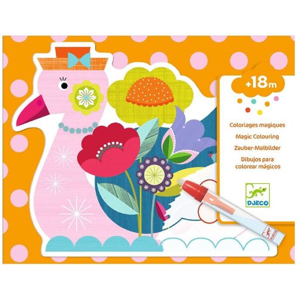 Djeco Magisk Farvelægning - Animalolen