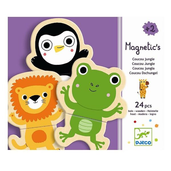 Djeco Magneter - 24 stk. - Træ - Coucou