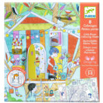 Djeco Maleark m. Små Døre - Les Cabanes De Nina