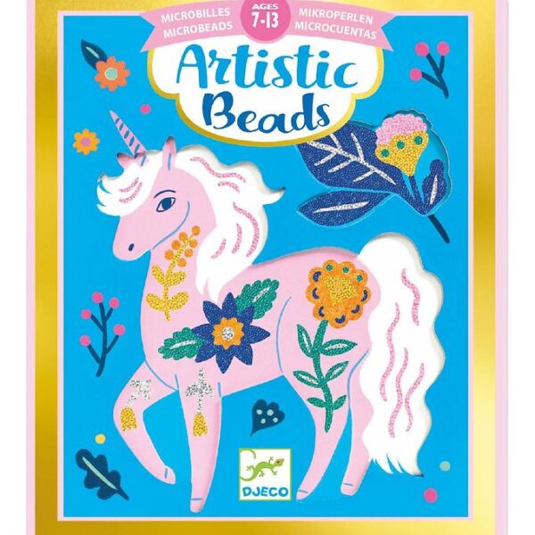 Djeco Mikroperler - Artistic Beads - Flowers and Fur