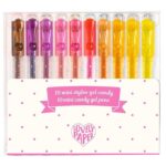 Djeco Mini Kuglepenne - 10 stk. - Gel - Candy