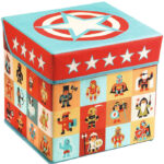 Djeco Opbevaringskasse - 25x25x25 cm - Stjerner