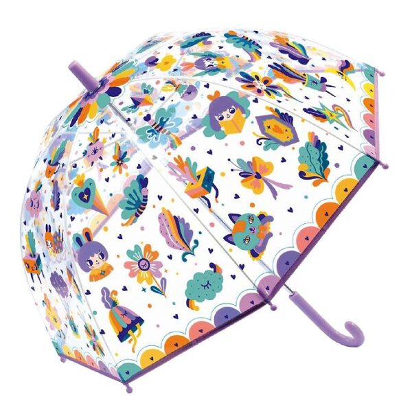 Djeco Paraply til Børn - Pop Regnbue