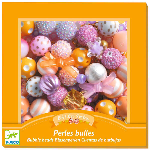 Djeco Perler - 200+ Stk. - Bobbel - Guld Djeco Perler - 200+ Stk. - Bobbel - Guld