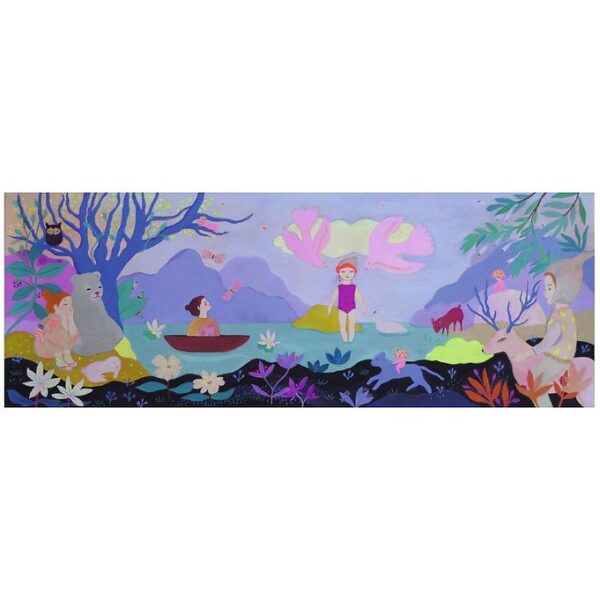 Djeco Puslespil - 100 Brikker - Children's Lake