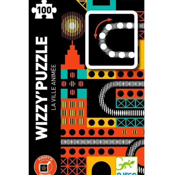 Djeco Puslespil - 100 Brikker - The Lively City