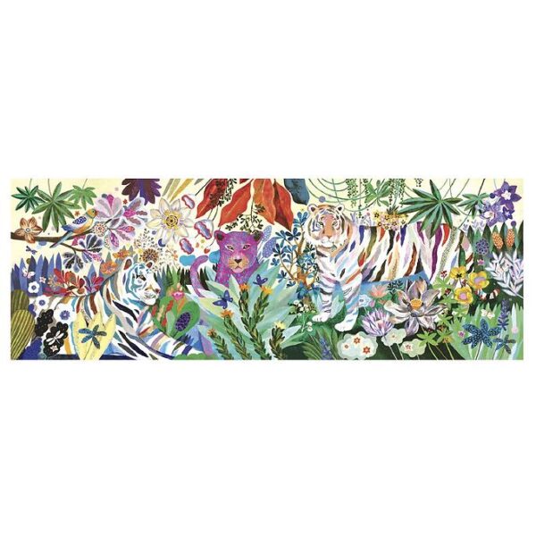 Djeco Puslespil - 1000 Brikker - Rainbow Tigers