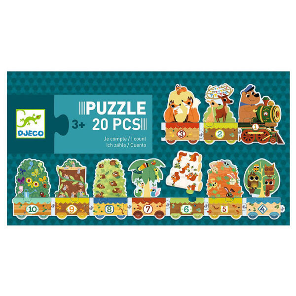 Djeco Puslespil - 20 Brikker - Jeg Tæller