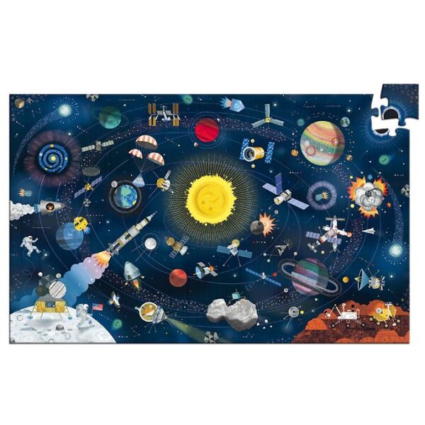 Djeco Puslespil - 200 Brikker - Rummet