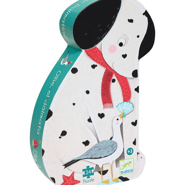 Djeco Puslespil - 24 Brikker - Ollie, The Dalmatian
